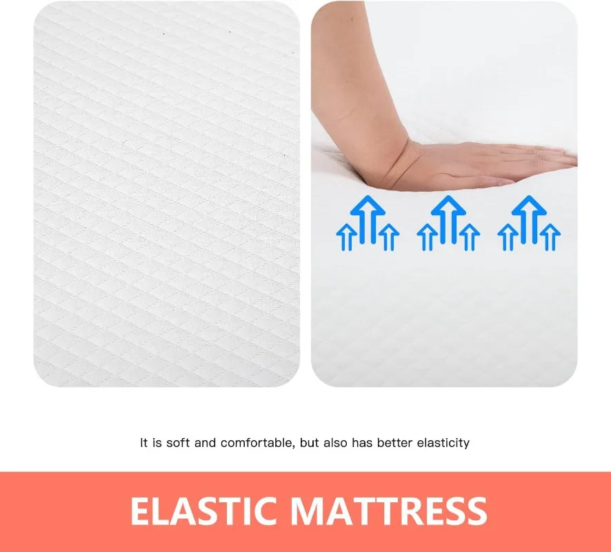 6/8/10/12 inch Gel Memory Foam Mattress for Cool Sleep & Pressure Relief, Medium Firm Mattresses CertiPUR-US Certified