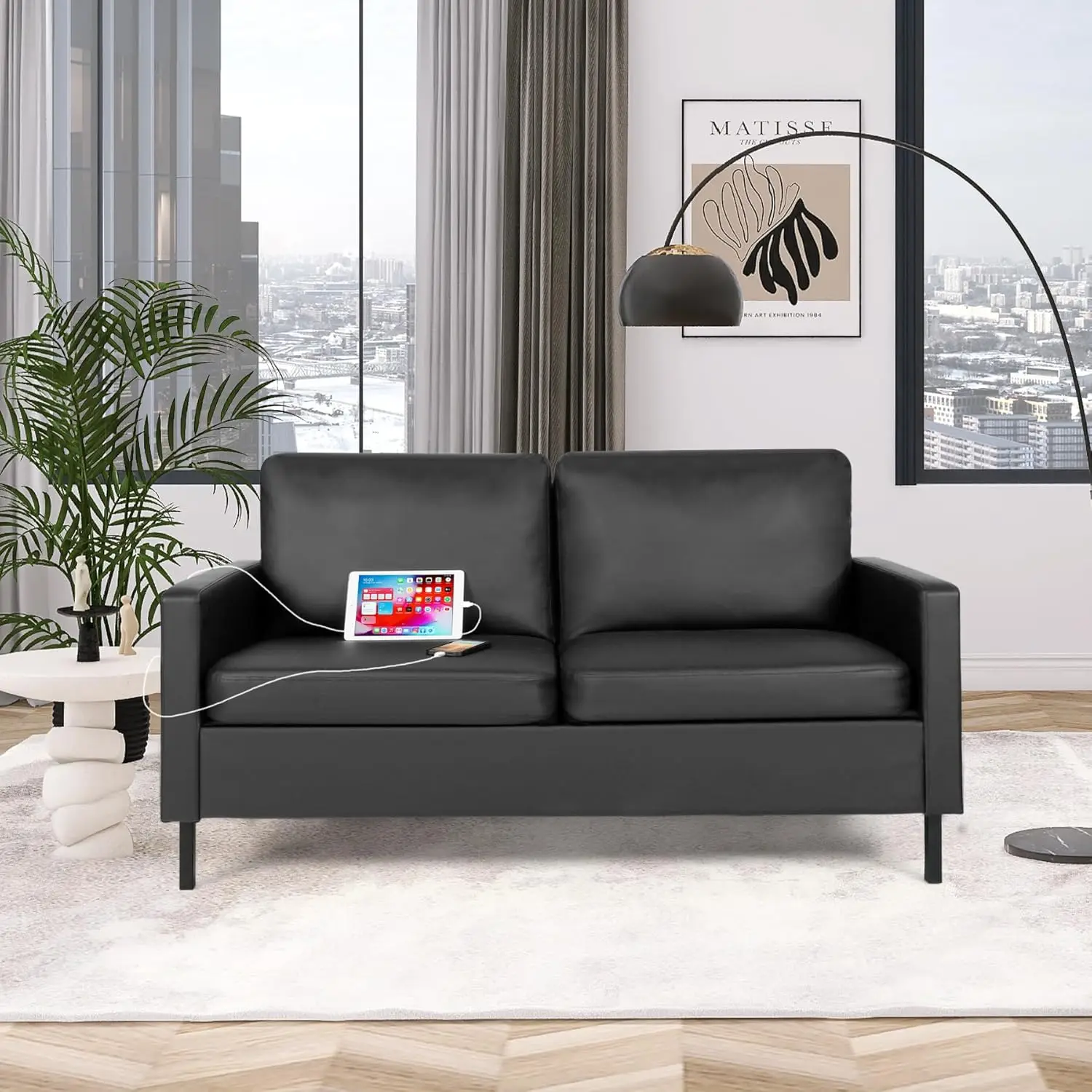 Black (Loveseat)