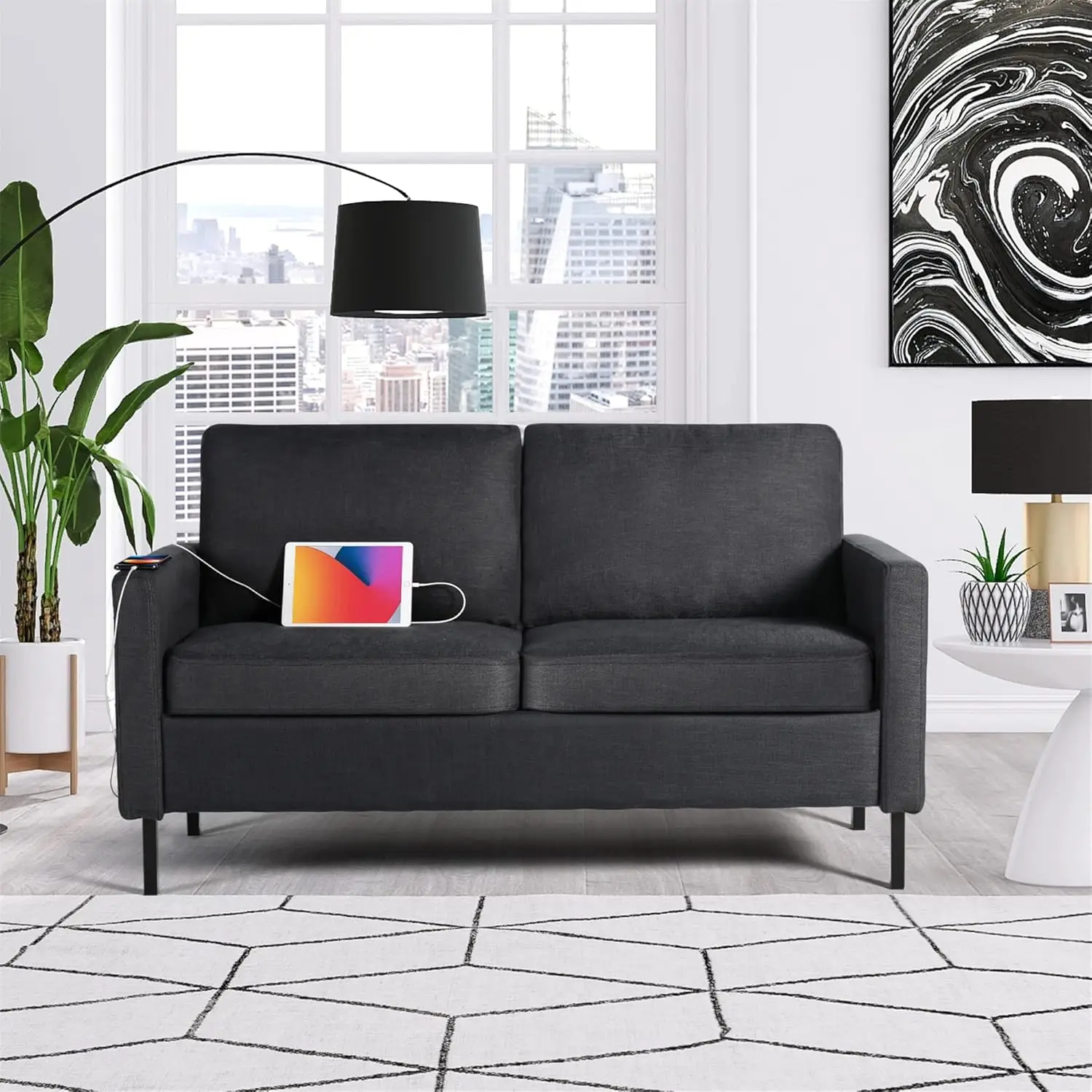 Black (Loveseat)