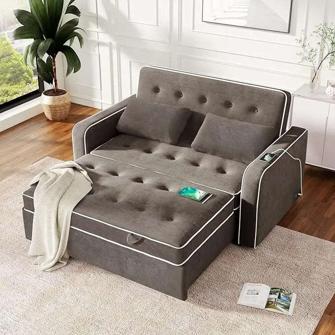 65.7 -Loveseat-Grey